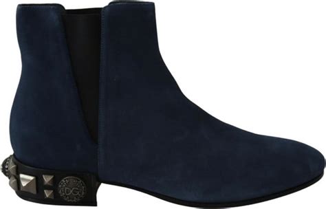 Dolce & Gabbana Verfraaide Suede Laarzen Met Studs van € 